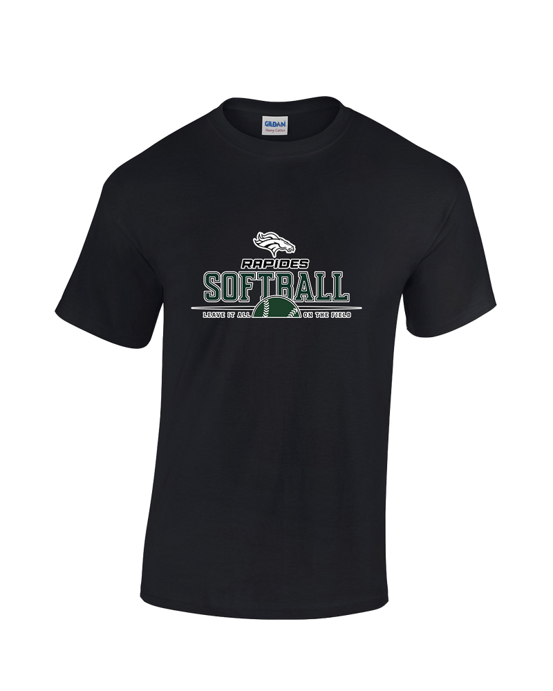 Rapides HS Softball Leave It All On The Field - Cotton T-Shirt