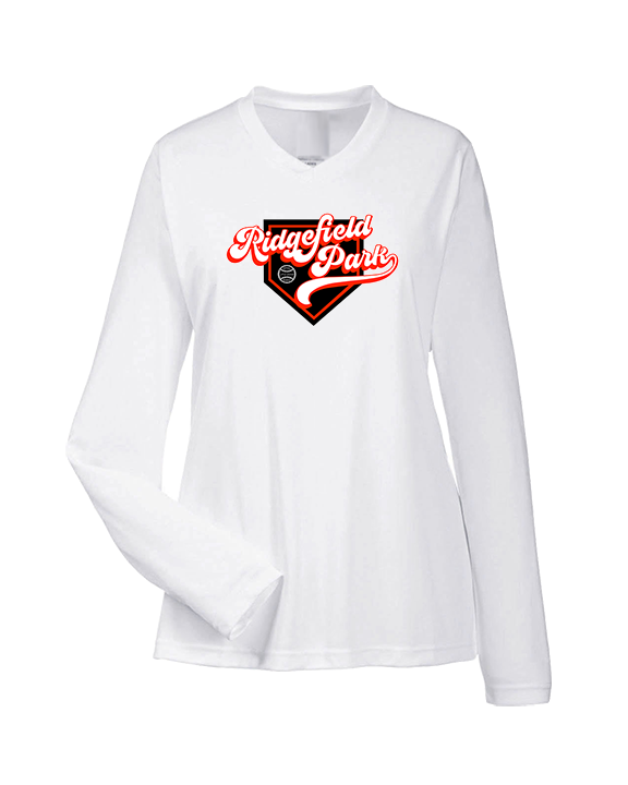 Ridgefield Park Little League Logo Primary 02 - Womens Performance Longsleeve