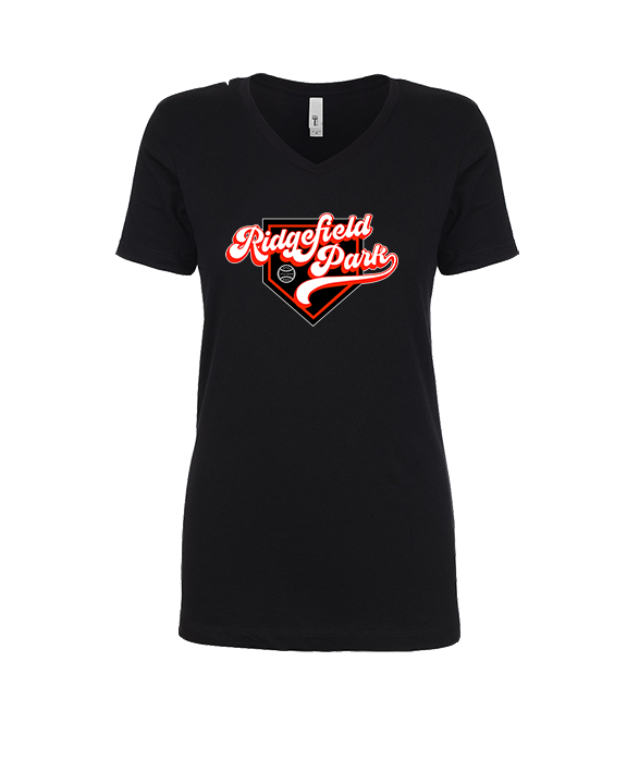 Ridgefield Park Little League Logo Primary 02 - Womens Vneck