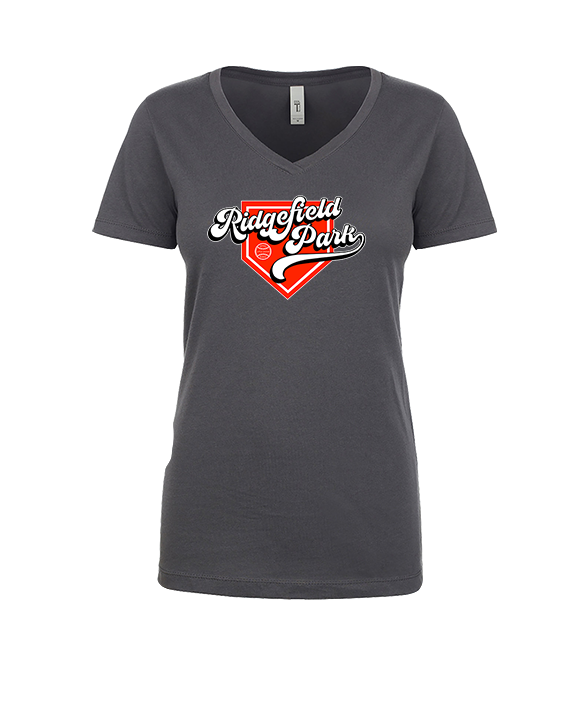 Ridgefield Park Little League Logo Primary 03 - Womens Vneck