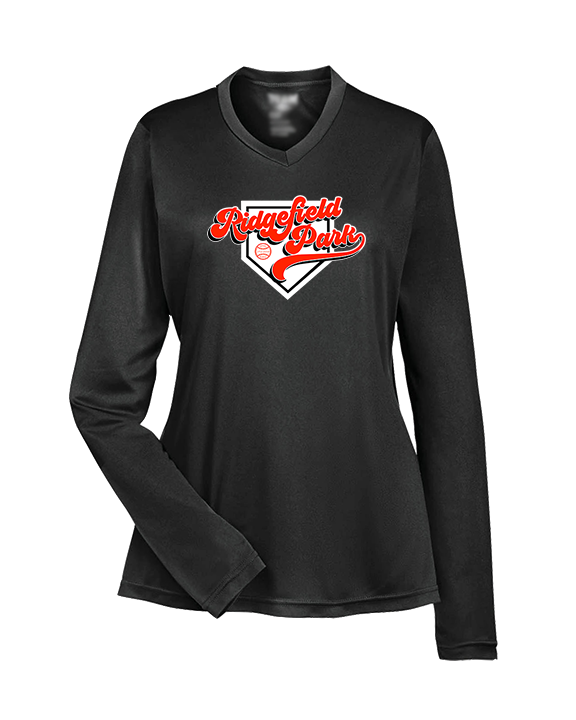 Ridgefield Park Little League Logo Primary 04 - Womens Performance Longsleeve