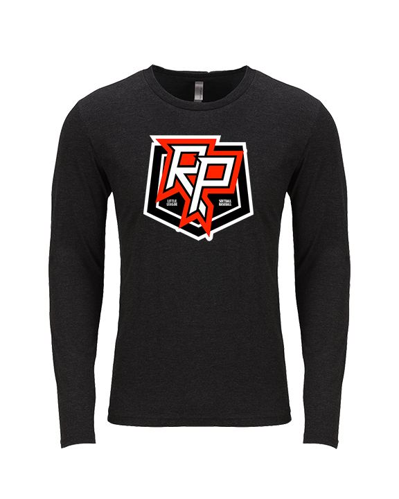 Ridgefield Park Little League Logo Secondary 02 - Tri-Blend Long Sleeve