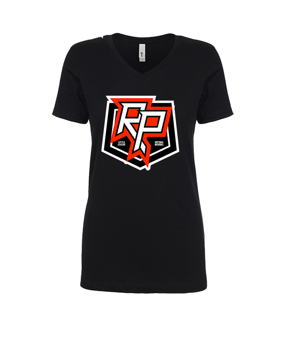 Ridgefield Park Little League Logo Secondary 02 - Womens Vneck