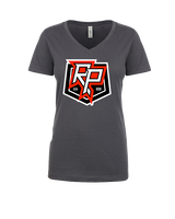 Ridgefield Park Little League Logo Secondary 02 - Womens Vneck