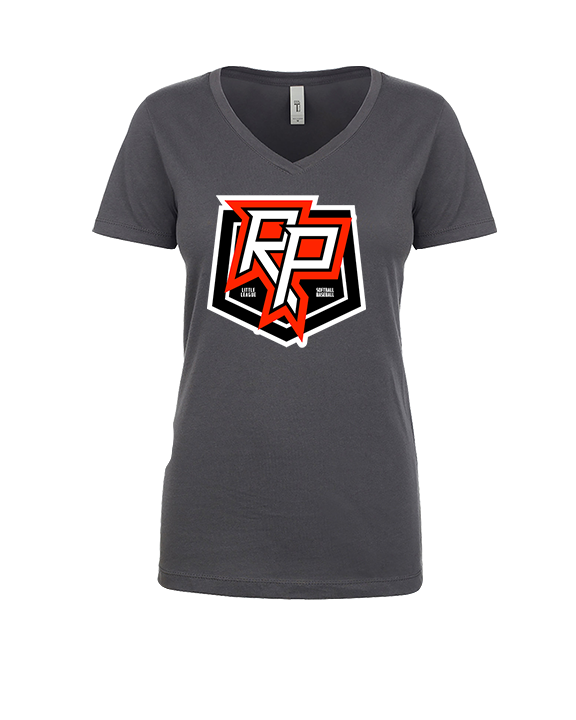 Ridgefield Park Little League Logo Secondary 02 - Womens Vneck