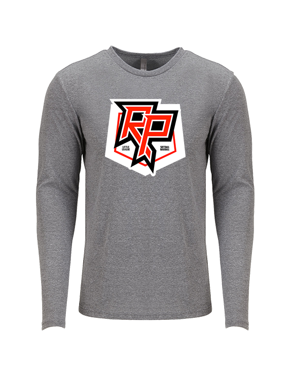 Ridgefield Park Little League Logo Secondary 04 - Tri-Blend Long Sleeve