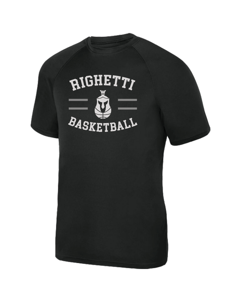 Righetti HS Basketball Curve - Youth Performance T-Shirt