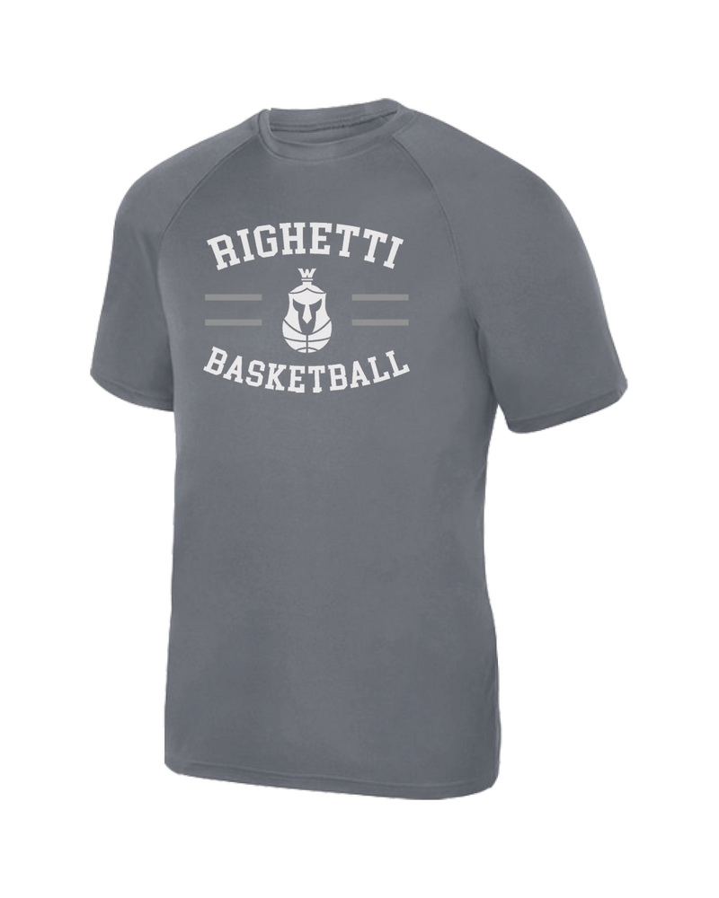 Righetti HS Basketball Curve - Youth Performance T-Shirt