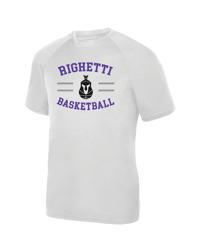 Righetti HS Basketball Curve - Youth Performance T-Shirt