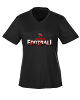 Rio Mesa HS Football Splatter - Womens Performance Shirt