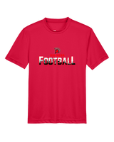 Rio Mesa HS Football Splatter - Youth Performance Shirt