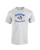 Riverton HS Track & Field Curve - Cotton T-Shirt