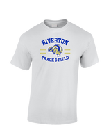Riverton HS Track & Field Curve - Cotton T-Shirt