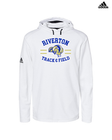 Riverton HS Track & Field Curve - Mens Adidas Hoodie