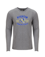 Riverton HS Track & Field Curve - Tri-Blend Long Sleeve
