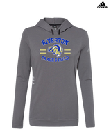 Riverton HS Track & Field Curve - Womens Adidas Hoodie