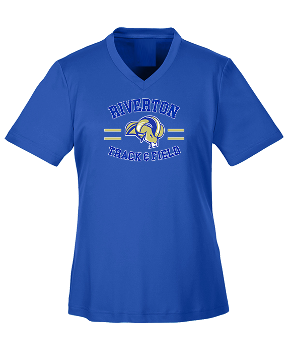 Riverton HS Track & Field Curve - Womens Performance Shirt