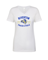 Riverton HS Track & Field Curve - Womens V-Neck