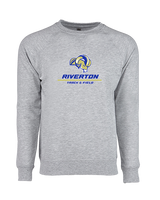 Riverton HS Track & Field Split - Crewneck Sweatshirt