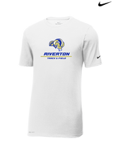Riverton HS Track & Field Split - Mens Nike Cotton Poly Tee