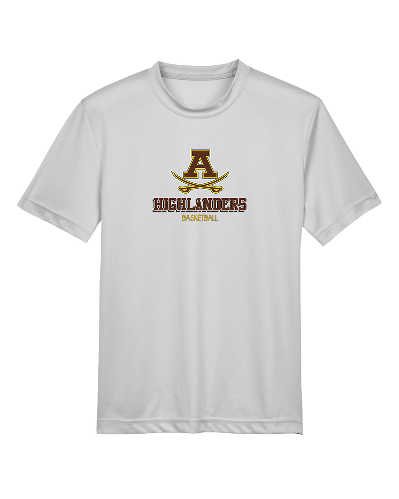 Rochester Adams HS Basketball Shadow - Youth Performance T-Shirt