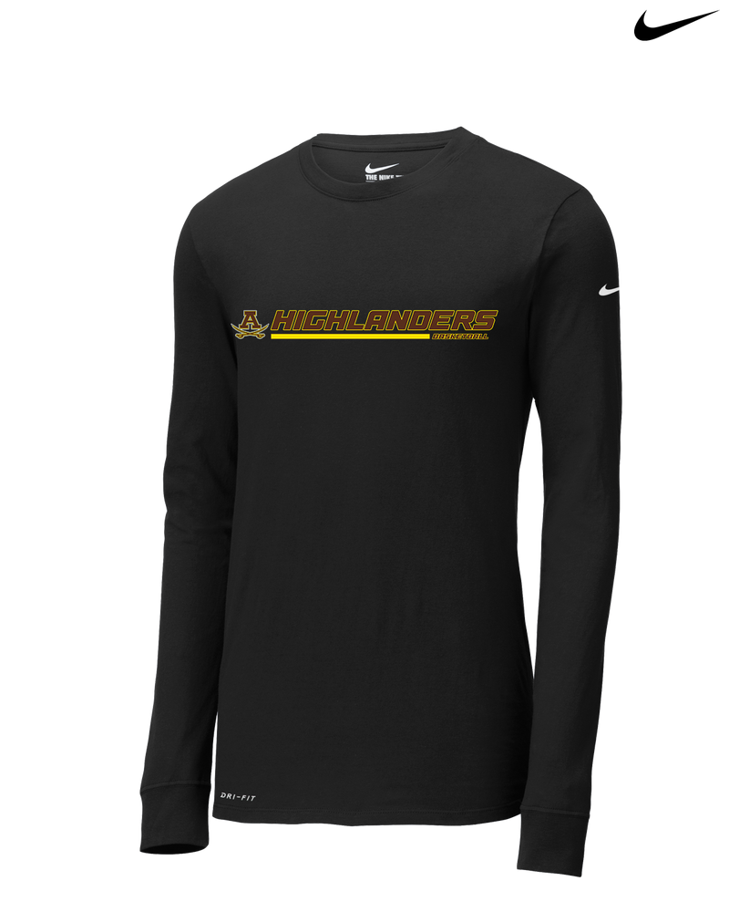 Rochester Adams HS Basketball Switch - Nike Dri-Fit Poly Long Sleeve