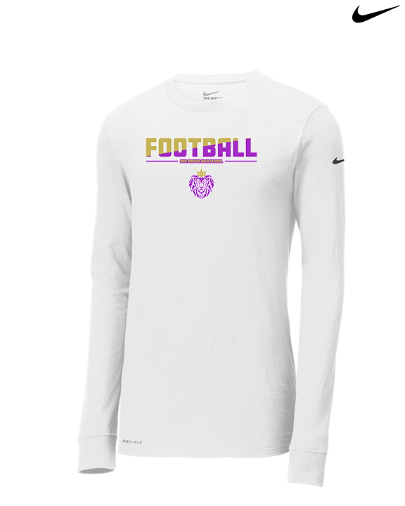 Ron Brown HS Football Cut - Mens Nike Longsleeve