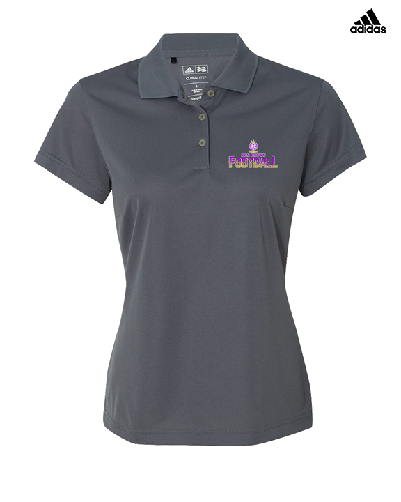 Ron Brown HS Football Splatter - Adidas Womens Polo