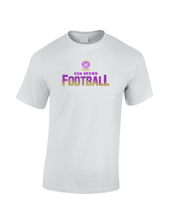 Ron Brown HS Football Splatter - Cotton T-Shirt