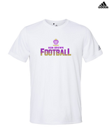 Ron Brown HS Football Splatter - Mens Adidas Performance Shirt