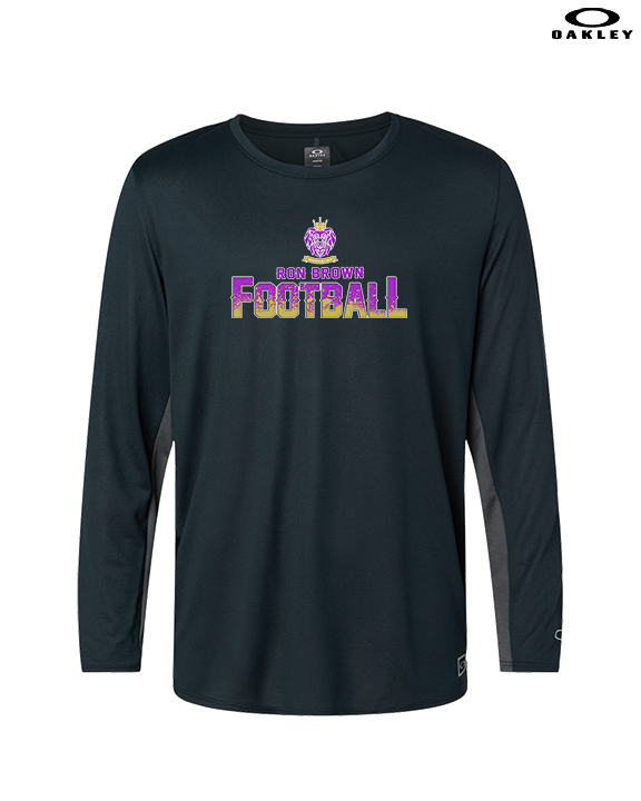 Ron Brown HS Football Splatter - Mens Oakley Longsleeve