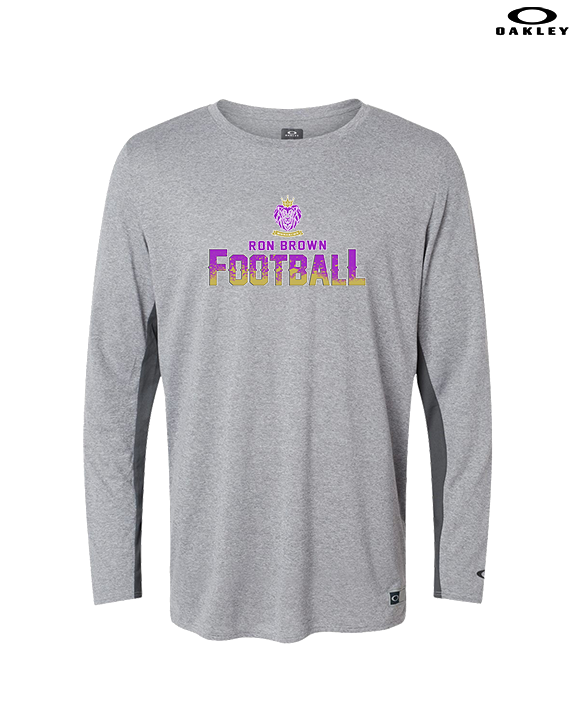 Ron Brown HS Football Splatter - Mens Oakley Longsleeve