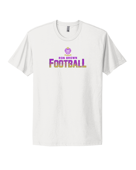 Ron Brown HS Football Splatter - Mens Select Cotton T-Shirt