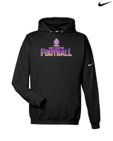 Ron Brown HS Football Splatter - Nike Club Fleece Hoodie