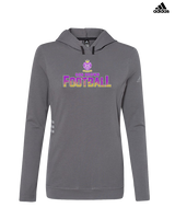 Ron Brown HS Football Splatter - Womens Adidas Hoodie