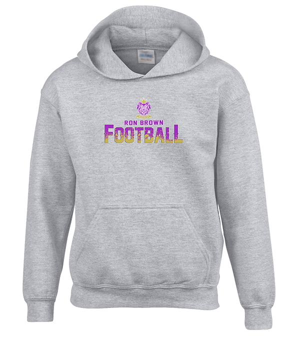 Ron Brown HS Football Splatter - Youth Hoodie