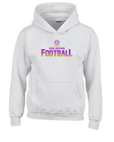 Ron Brown HS Football Splatter - Youth Hoodie