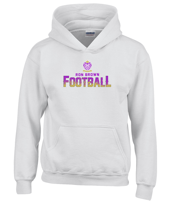 Ron Brown HS Football Splatter - Youth Hoodie