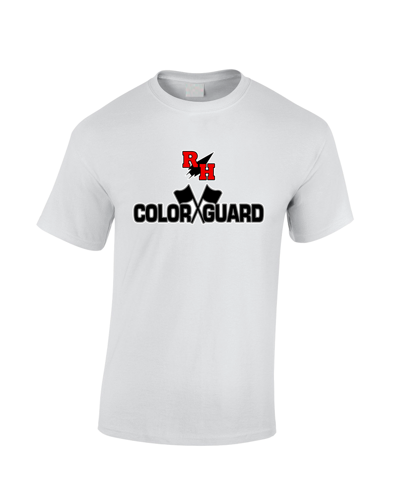 Rose Hill HS Color Guard Logo - Cotton T-Shirt