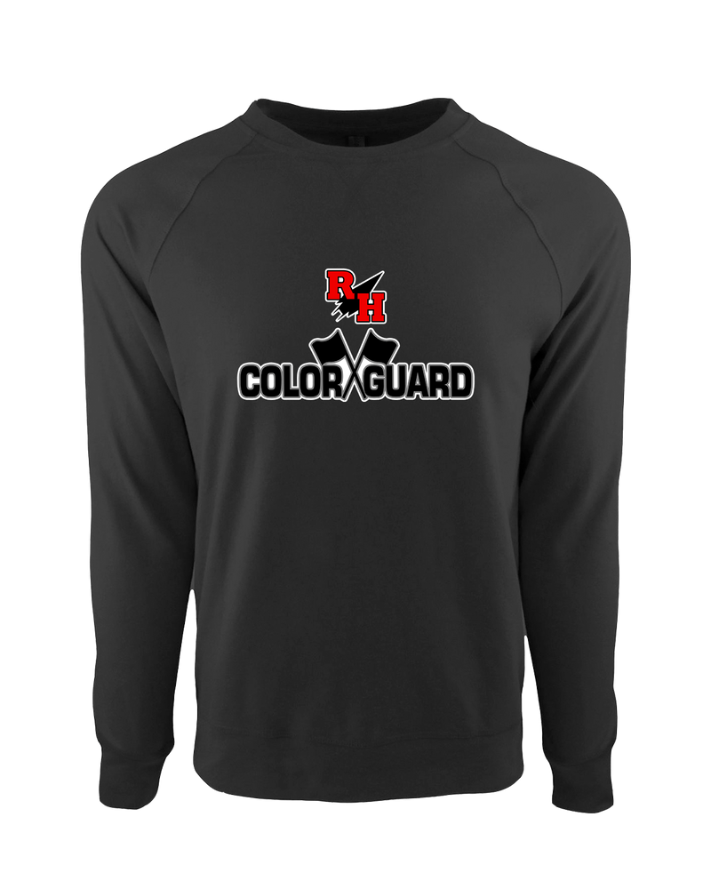 Rose Hill HS Color Guard Logo - Crewneck Sweatshirt