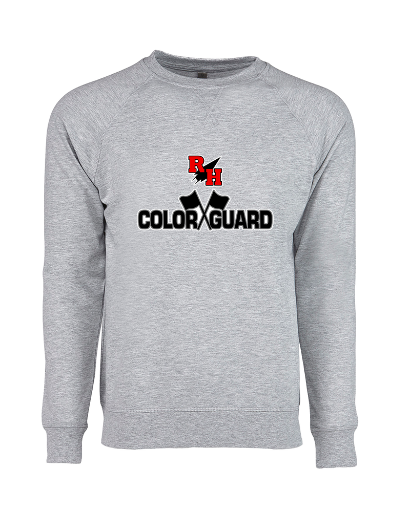 Rose Hill HS Color Guard Logo - Crewneck Sweatshirt