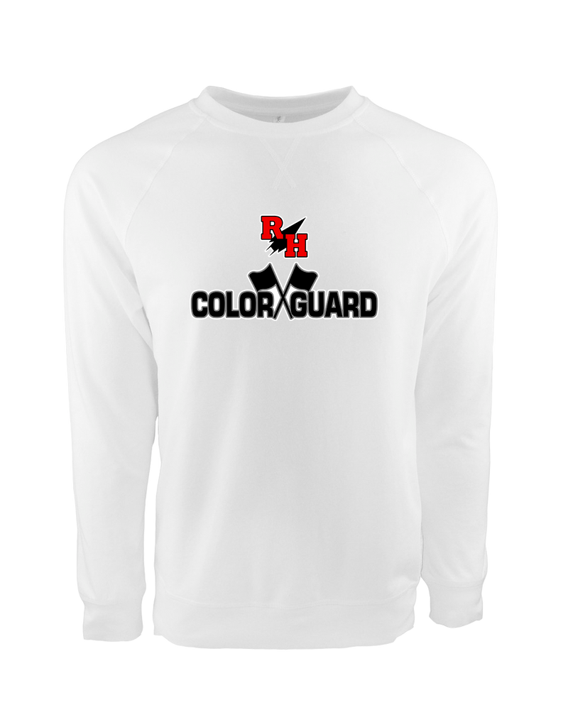 Rose Hill HS Color Guard Logo - Crewneck Sweatshirt