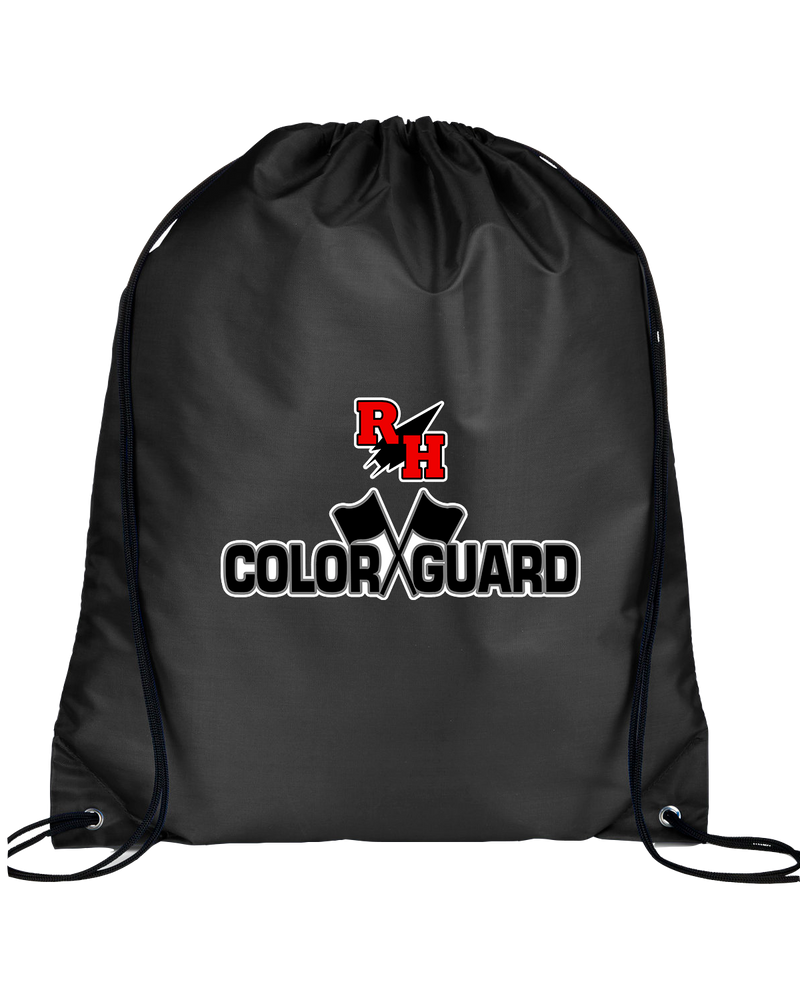 Rose Hill HS Color Guard Logo - Drawstring Bag