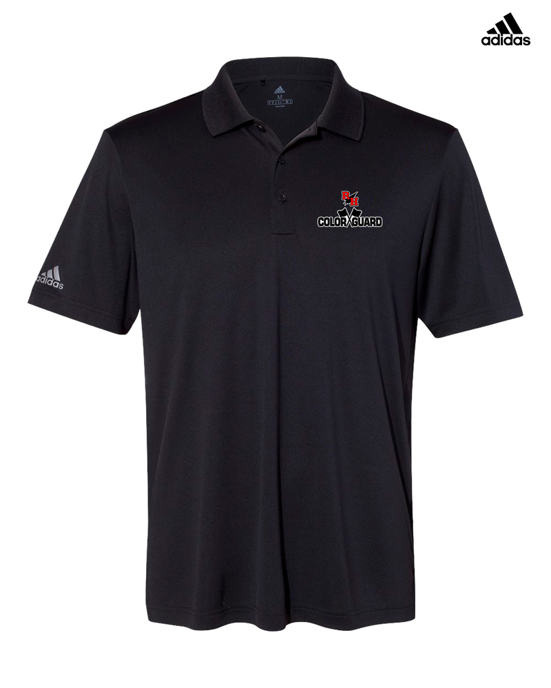 Rose Hill HS Color Guard Logo - Adidas Men's Performance Polo