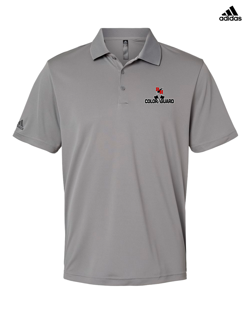 Rose Hill HS Color Guard Logo - Adidas Men's Performance Polo