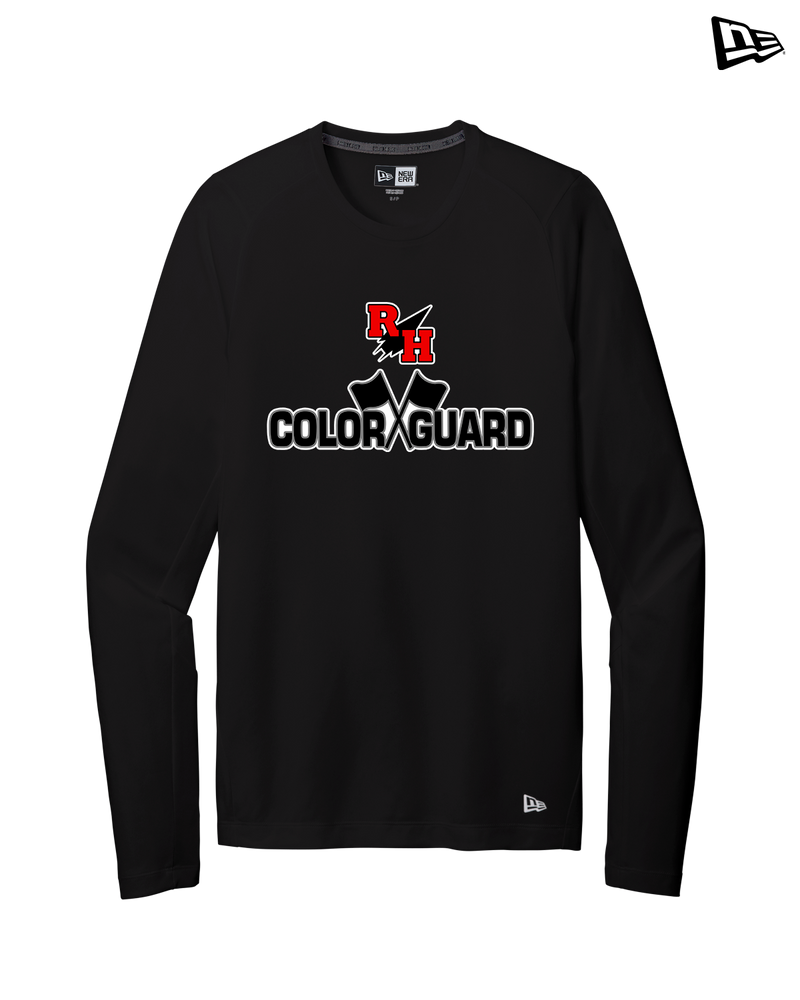 Rose Hill HS Color Guard Logo - New Era Long Sleeve Crew