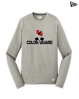 Rose Hill HS Color Guard Logo - New Era Long Sleeve Crew