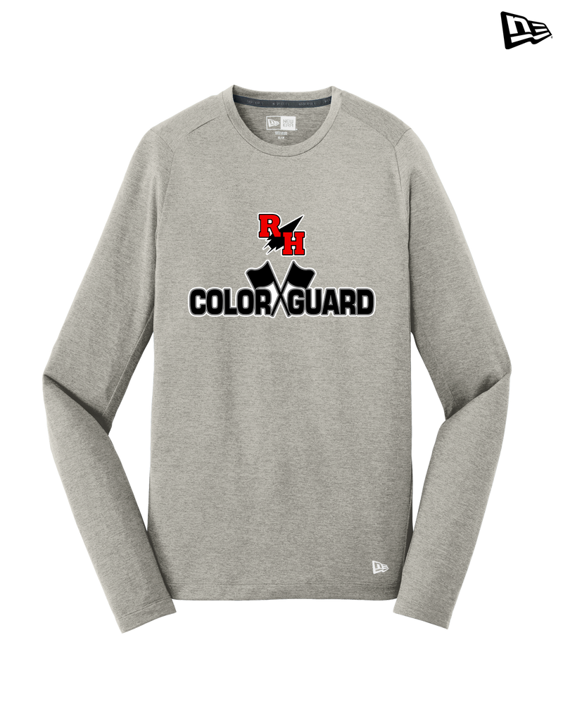 Rose Hill HS Color Guard Logo - New Era Long Sleeve Crew