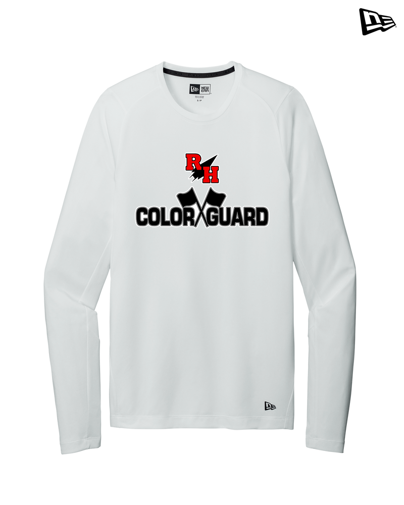 Rose Hill HS Color Guard Logo - New Era Long Sleeve Crew