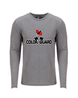 Rose Hill HS Color Guard Logo - Tri Blend Long Sleeve